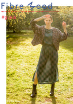 No. 568 viscose crepe check