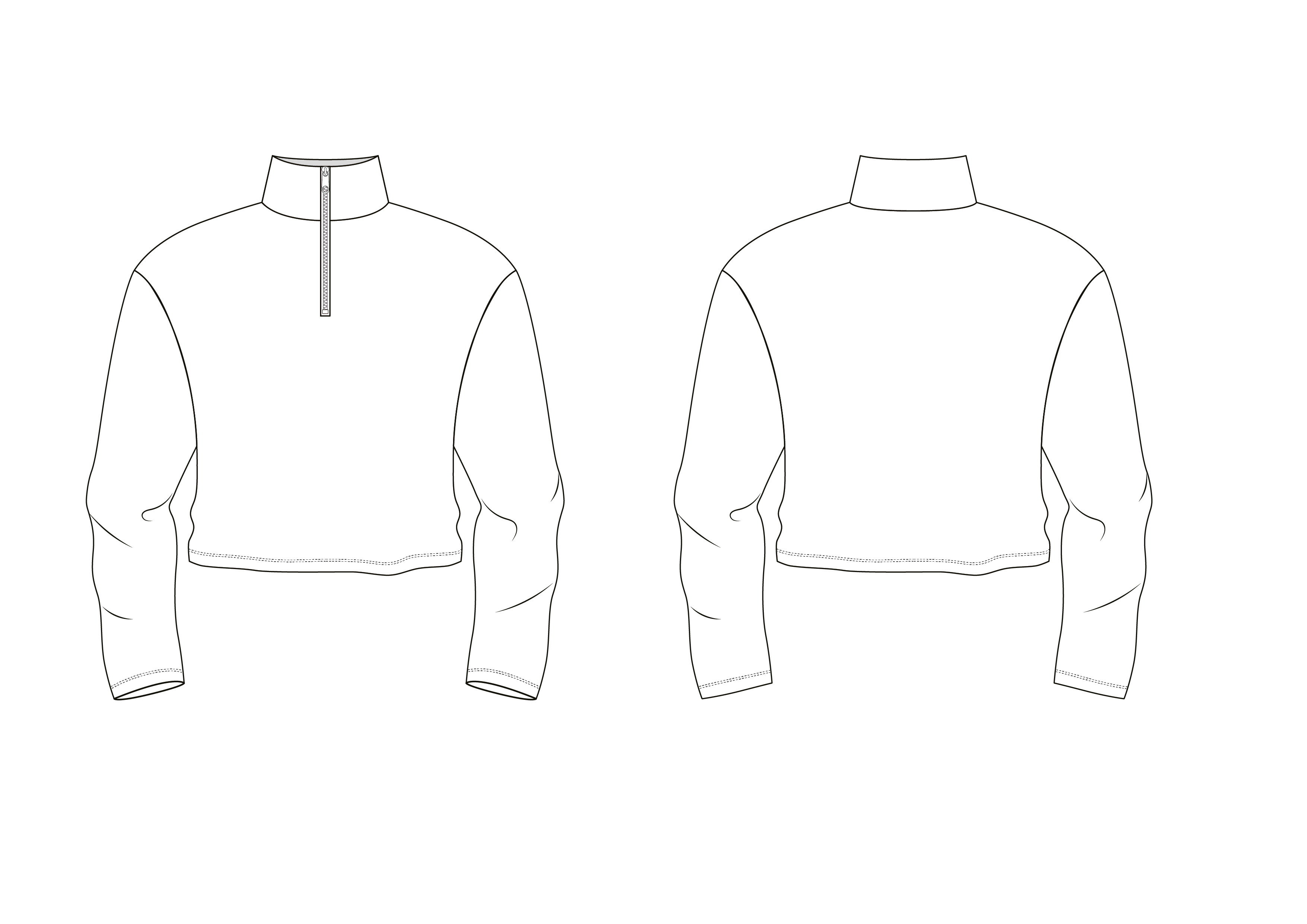 printed Troyer Nela sewing pattern