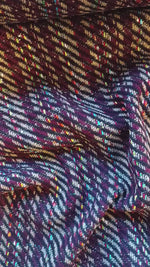 No. 687 Bouclé red with lurex
