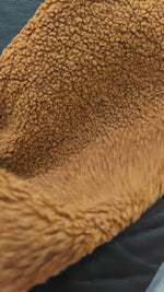 No. 610 imitation leather - shearling cognac