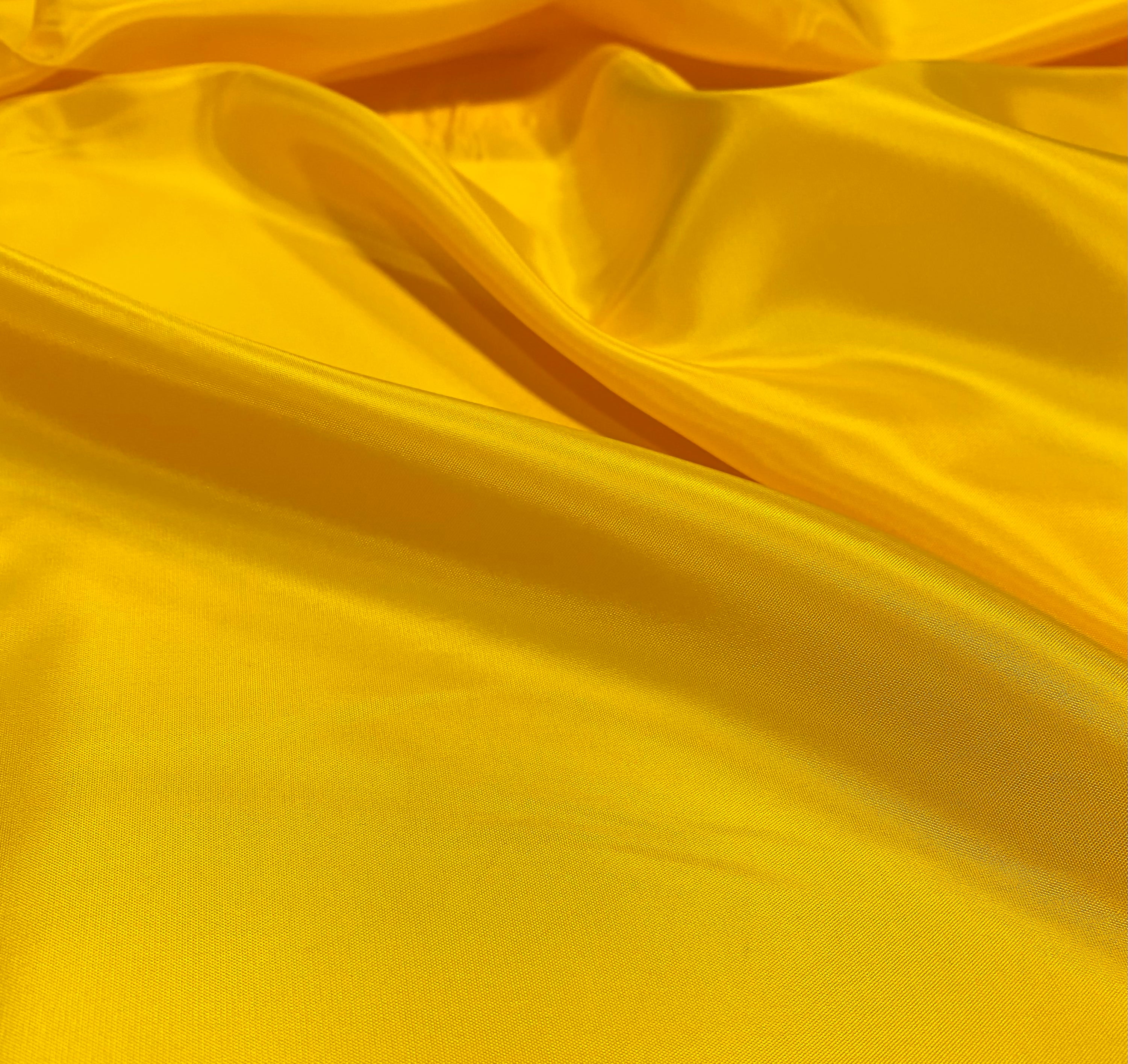 Lining material viscose golden yellow