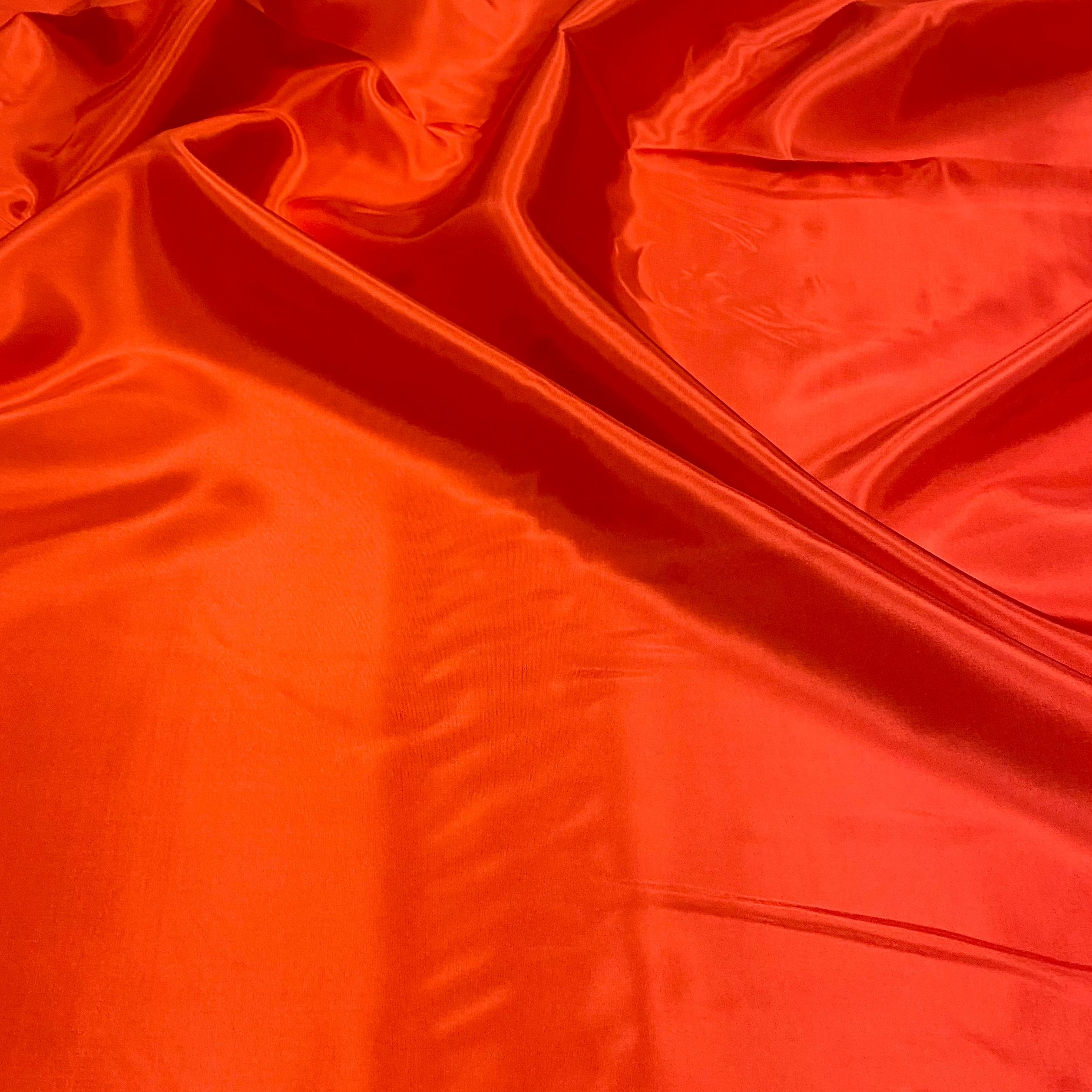 Lining material: orange-red viscose