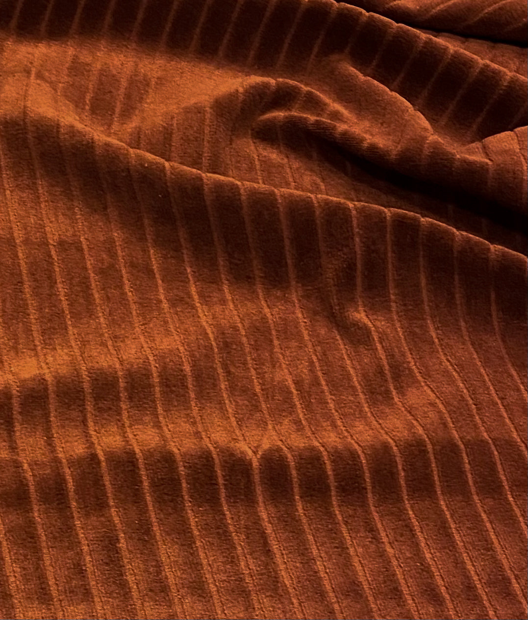 No. 542 corduroy jersey rust red