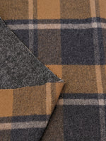 No. 658 Doubleface checked coat fabric