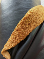 No. 610 imitation leather - shearling cognac