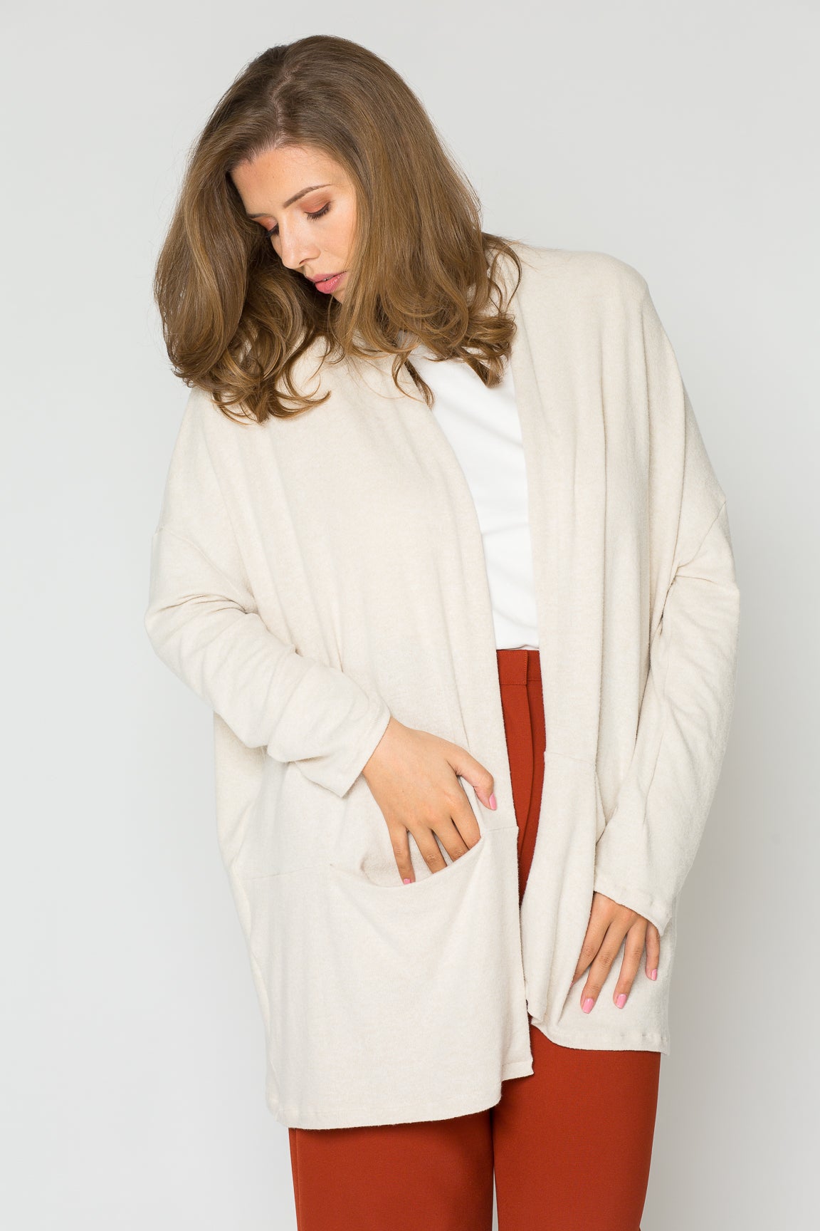 Patron en papier Cardigan Isa