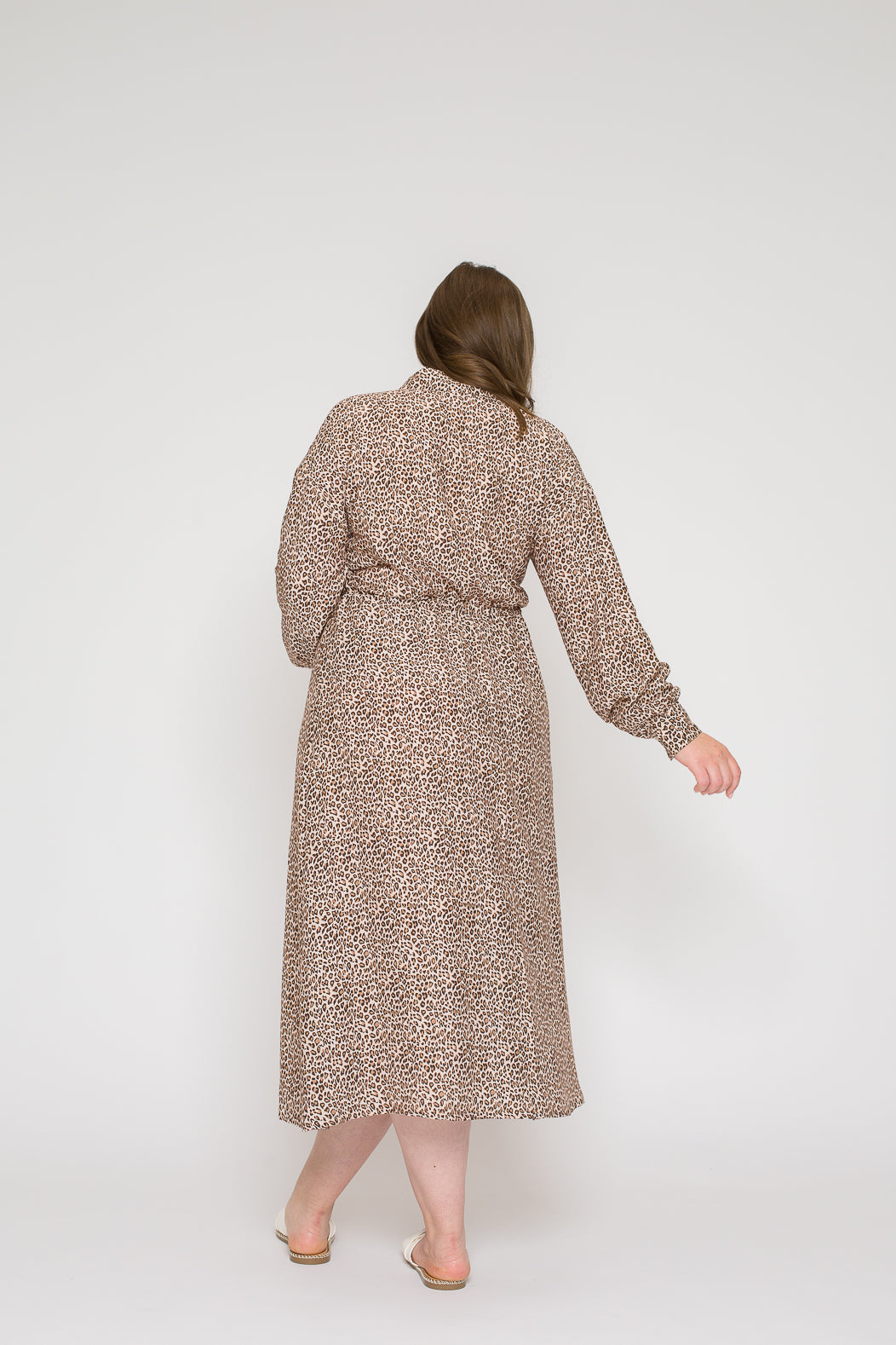 ausgedrucktes Papierschnittmuster Hemdblusenkleid Lou