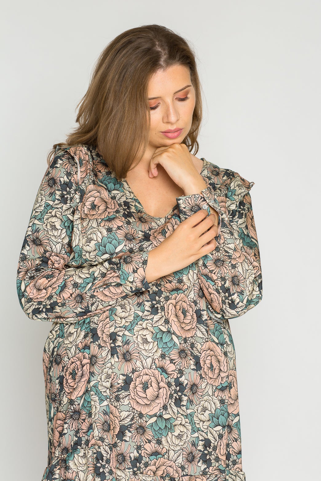 ausgedrucktes Schnittmuster Kleid Lova