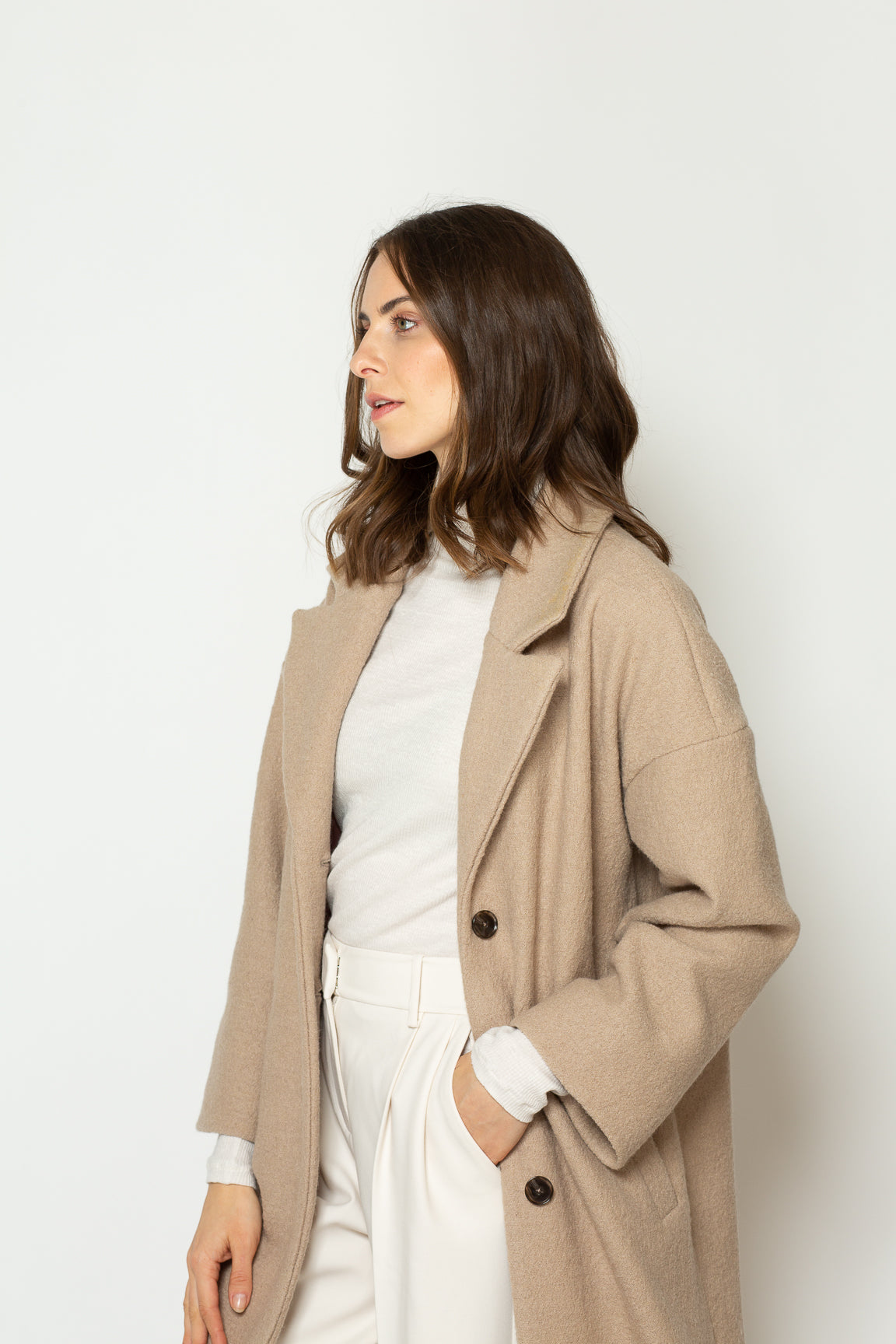 Papierschnittmuster Mantel Selma