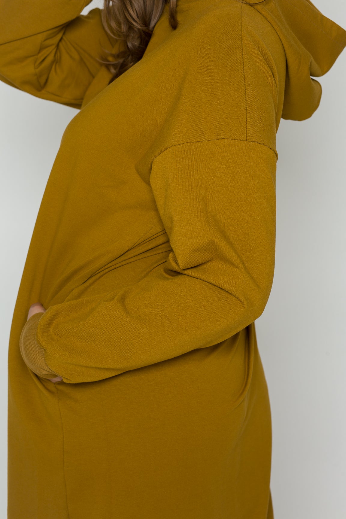 Paper pattern hoodie dress Vera
