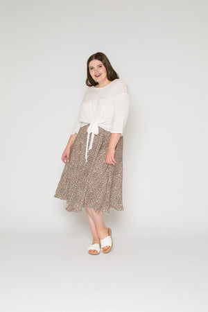 Paper pattern skirt June