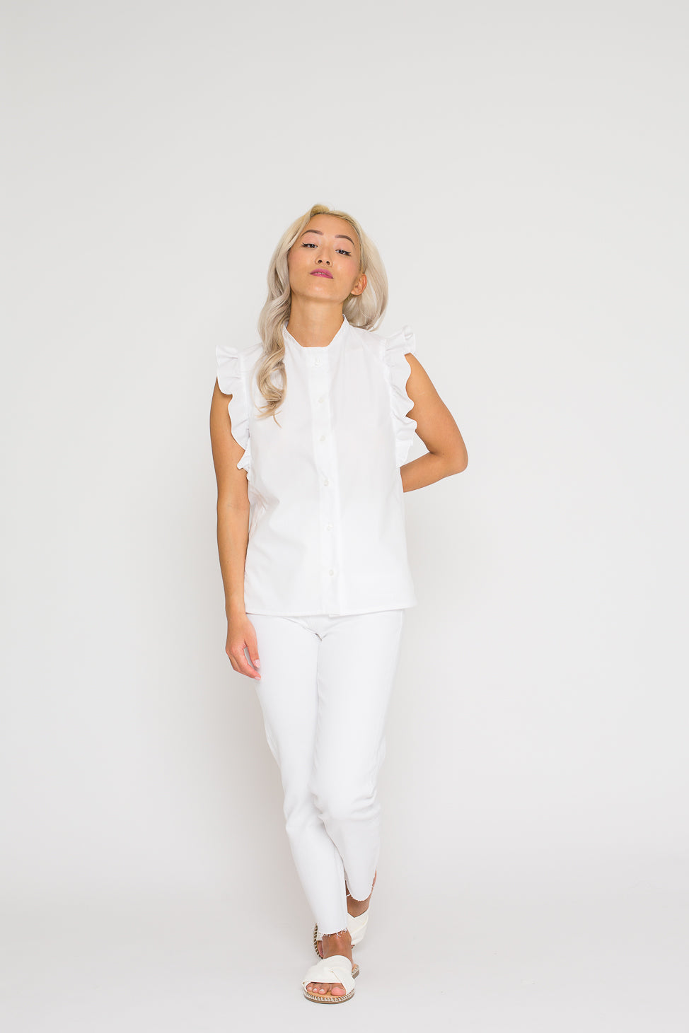 Patron de couture en papier Chemisier Adela